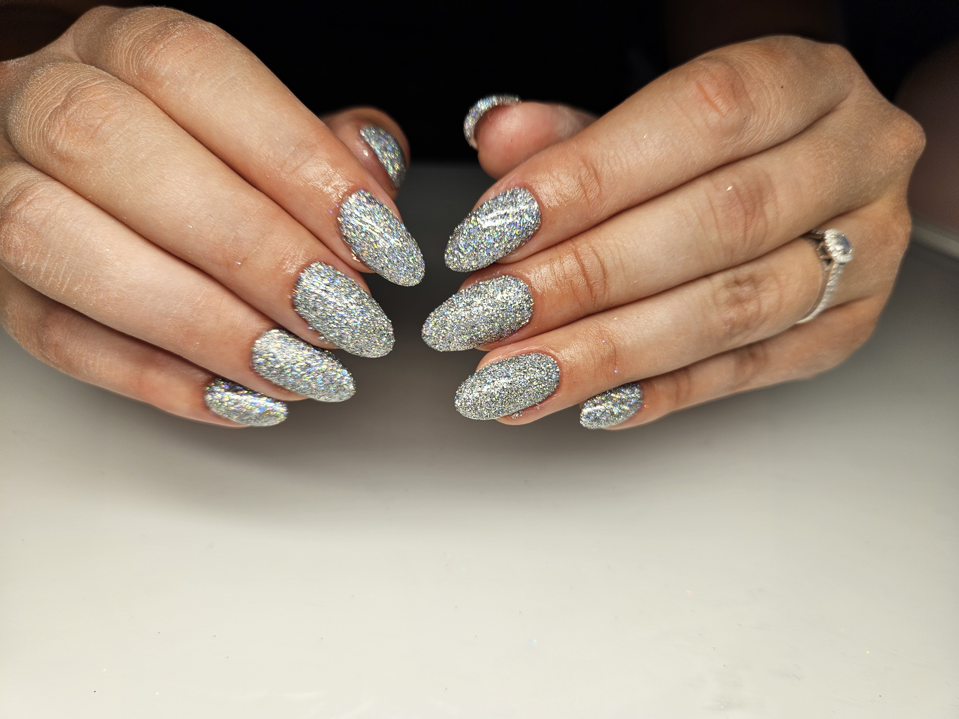 Holo Glitter S�lv #4