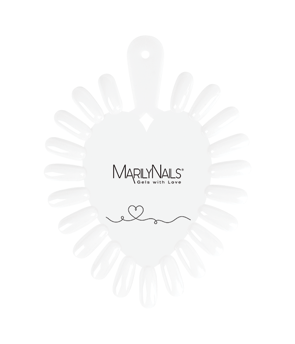 Farvering Hjerte Hvid, Colorpops 10stk