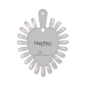 Farvering hjerte Clear, Colorpops 10stk