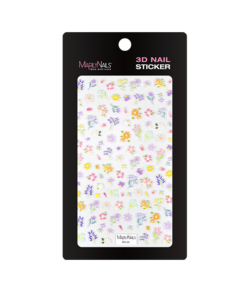 3D klisterm�rker sm� blomster MN05