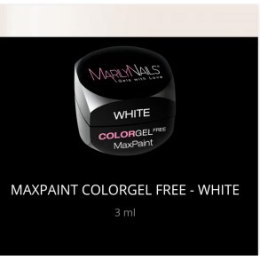 MaxPaint Colorgel Free Hvid White 3ml