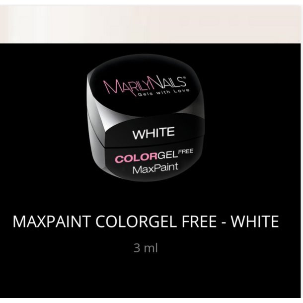 MaxPaint Colorgel Free Hvid White