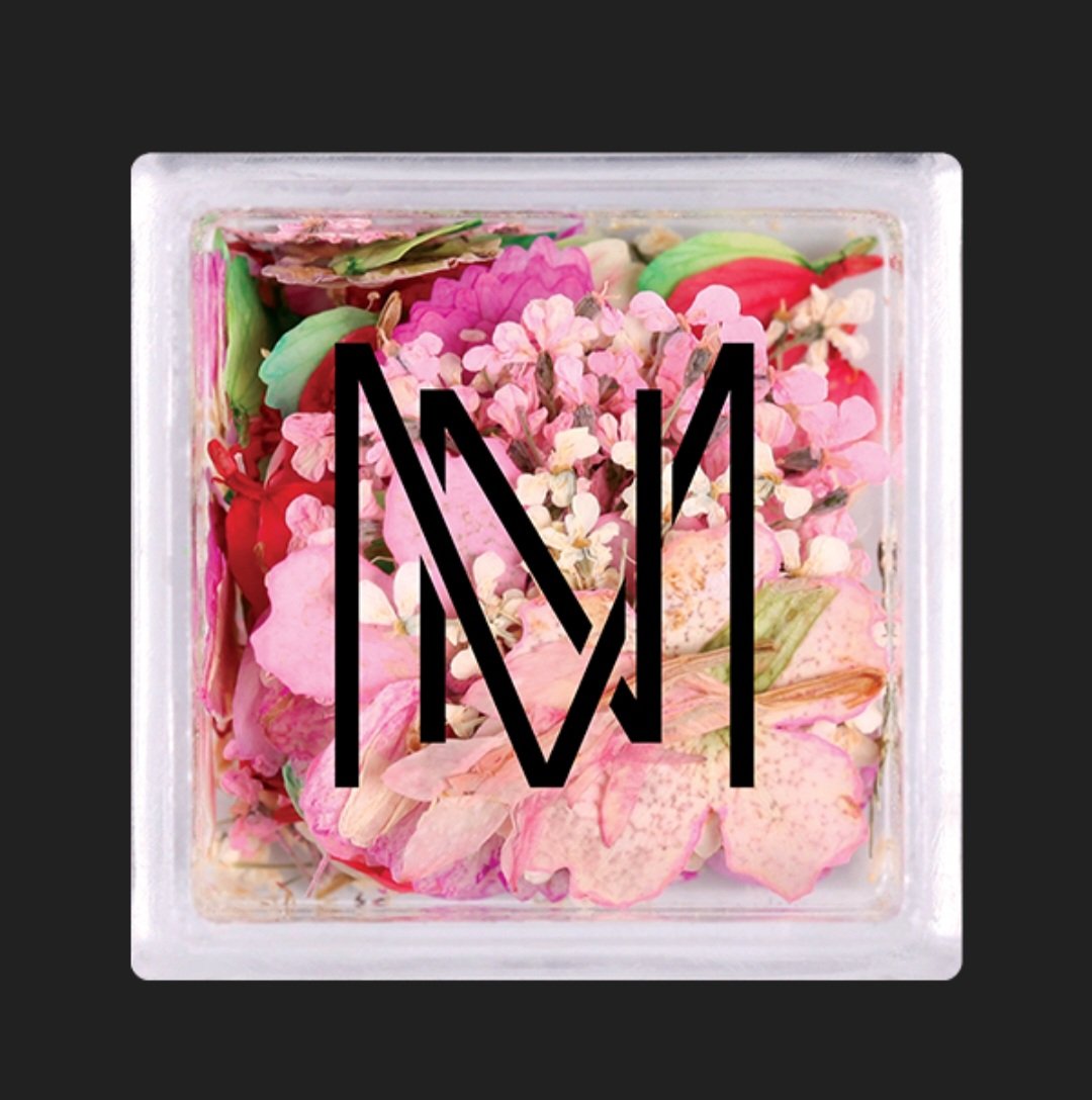 MN T�rrede blomster Nail art