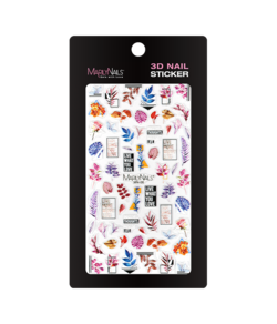 3D klisterm�rker Farvede blade MN06